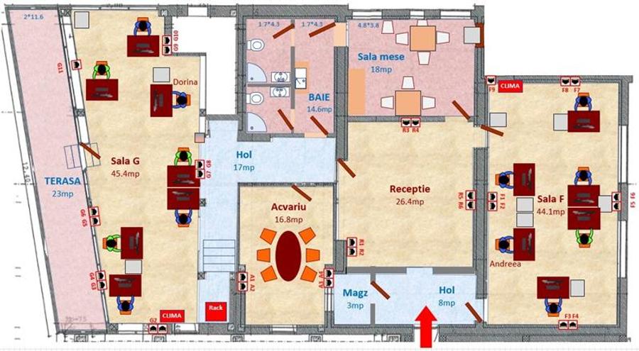 EXCLUSIVITATE! Spatiu SAD, 200 mp Parter, zona Favorit