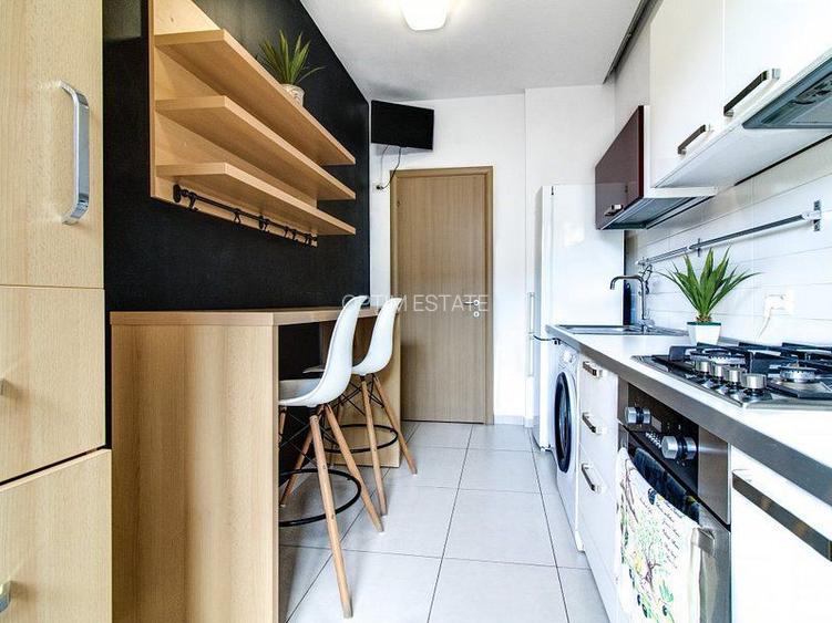 2 camere mobilat si utilat zona linistita parcare Terasa mare! - 12