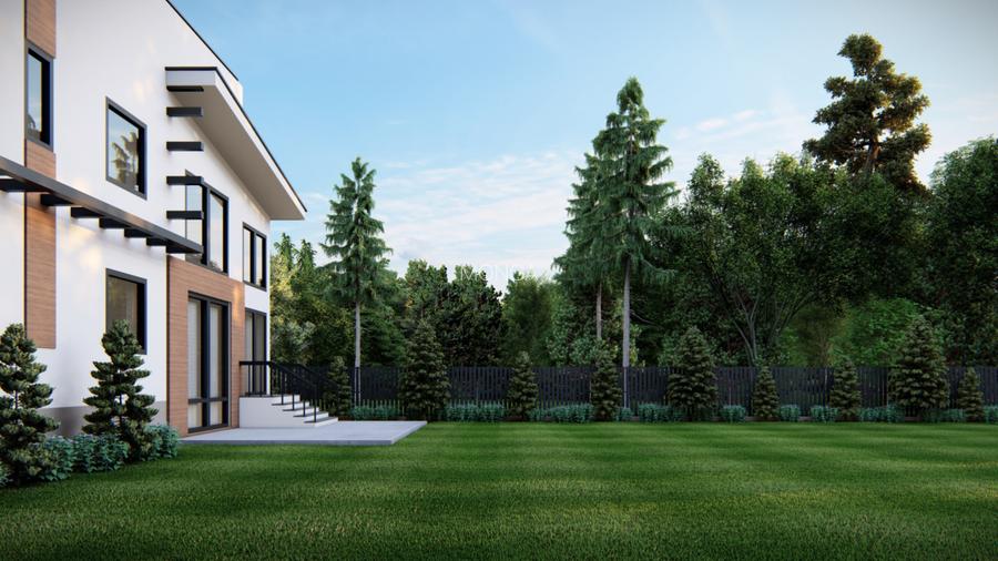 Casa foarte spectaculoasa 300mp | Teren 900mp  | Balotesti | La alb - 13