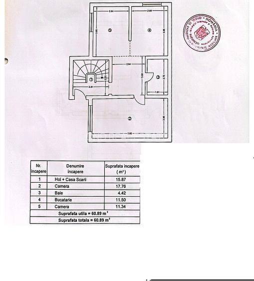 Vanzare Vila Tip Duplex-188 mpu-Apusului- Scoala Regina Maria- Sector 6 - 14