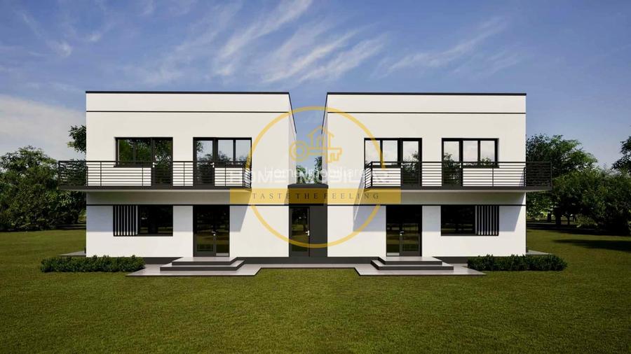 Duplex fără perete comun | 4 camere | 100 mp utili | 300 mp teren | Lunca Cetățu - 2