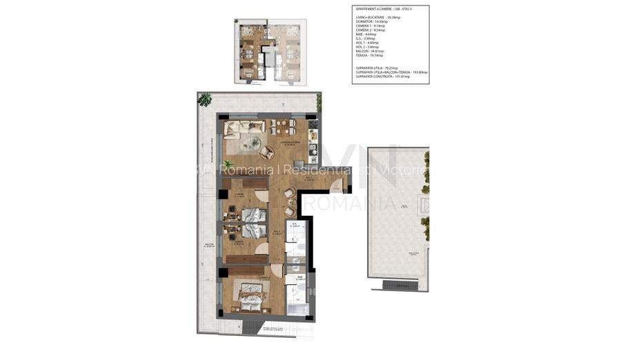 REA1028603 APARTAMENT 4 CAMERE PREMIUM ZONA UNIRII - 3