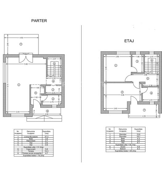 Casa tip DUPLEX/teren 219 mp/predare la cheie-acces rapid la mijloc de transport - 1