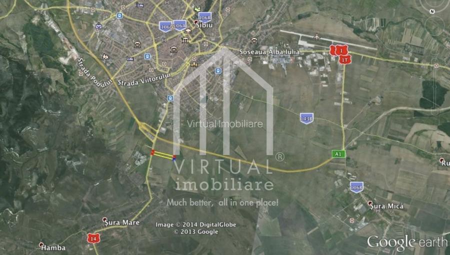 Teren intravilan, 19.100 mp,pretabil investitie -zona Calea Surii Mari - 6