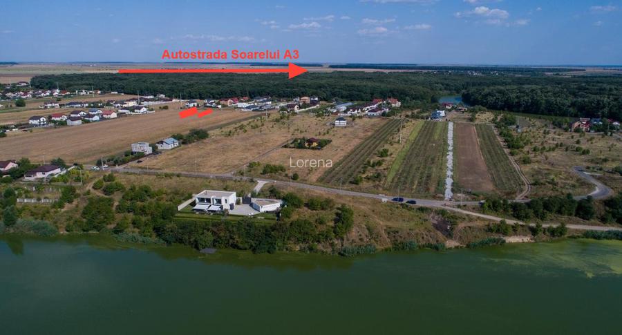 Vanzare teren CU TOATE UTILITATILE aproape de lac si padure Branesti - 2