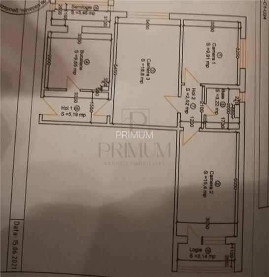 COMPLEX STUDENTESC - 3 CAM - DECOMANDAT - 2 BALCOANE - RENOVAT - MOBILAT - CENTR - 10