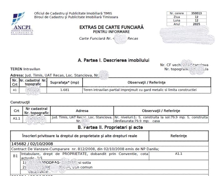 💰 29.500 € – Teren intravilan 1681 mp în Stanciova  , la 33 min de Timișoara. - 7