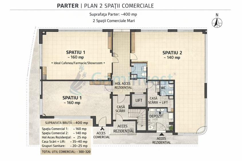 Teren cu doua case si cu PUZ pentru Bloc, zona Centru Civic, Oradea, Bihor - 3