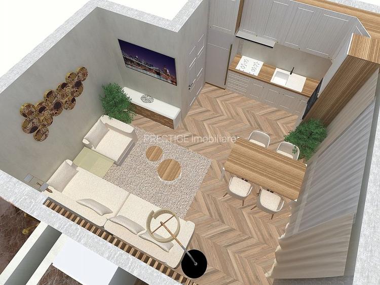 Apartament 2 camere cu terasa 54 mp de vanzare in Complexul Brubus - 5