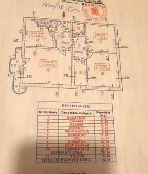 Vanzare 3 Camere intre Nerva traian si Vitan Mall hol in H - 8