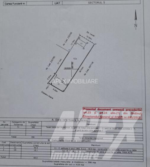 Teren imprejmuit 396 m | COMISION 0% | Drumul Taberei - Str. Lavei - 12