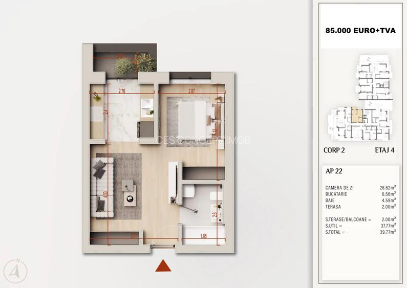 0% Comision | Garsoniera Sector 3 | Proiect nou | 900 m metrou Nicolae Teclu - 3