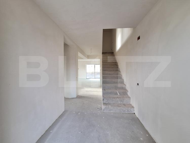 Duplex semifinisat, 120 mp utili, teren 550 mp, Chinteni - 4