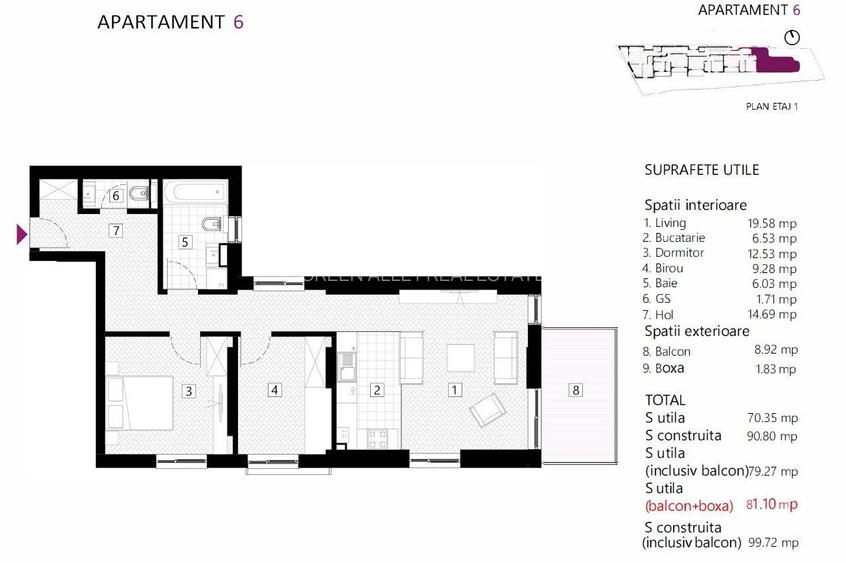 3 CAMERE || LOCATIE ULTRACENTRALA || BLOC BOUTIQUE || VEDERE LIBERA - 1