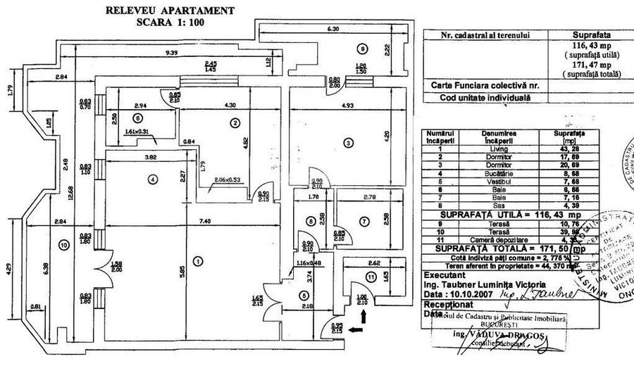 Apartament tip penthouse cu 3 camere | vedere panoramica | 190mpc - 1