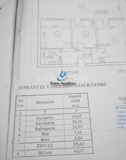 Apartament 2 camere, 104 mp utili (terasa 44 mp) etaj 1, Zona 1 Mai - 5