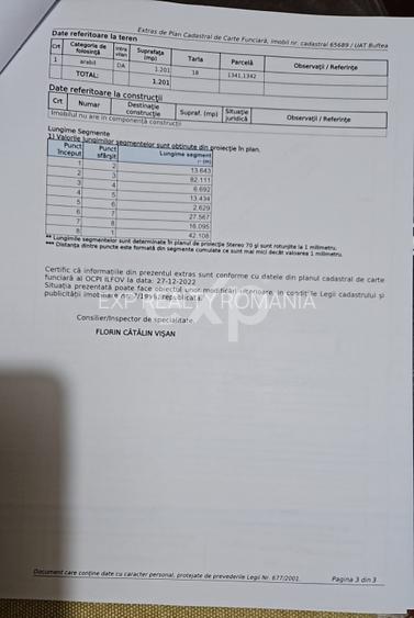 Teren Intravilan Constructii Buftea Central - 3