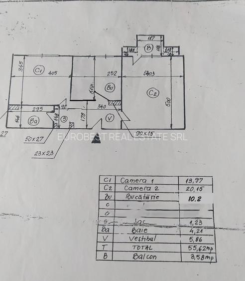 Colentina, Radovanu, apartament 2 camere, 60 mp totali, modern mobilat, - 1