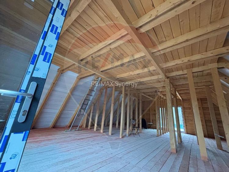 Casă unifamilială tip A-Frame in Snagov 160 mp, structură din lemn - 9