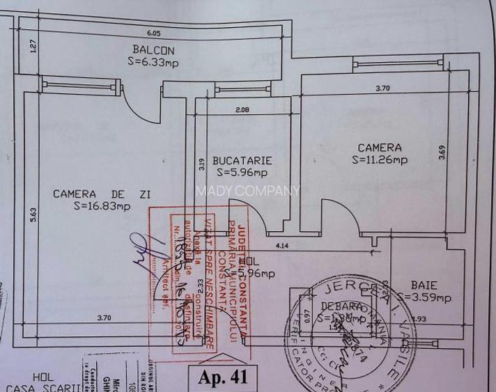 Apartament 2 camere decomandat ,51mp Tomis Nord - 6