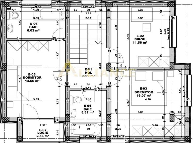 Vila individuala 112 mp utili 4 camere teren 235 mp - 25