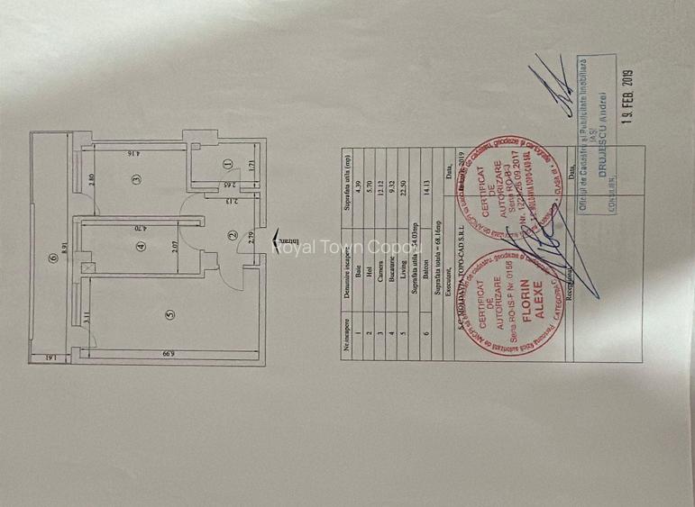 INTABULAT! Apartament cu 2 camere decomandat- Royal Town - 6