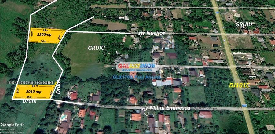 Vanzare lot casa 2010 mp Gruiu str Mihai Eminescu - 3