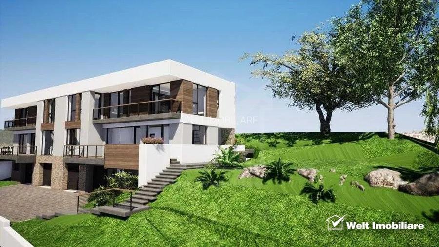 Duplex semifinisat, 220 mp, 1200 mp teren, Feleacu, vedere panoramica - 8