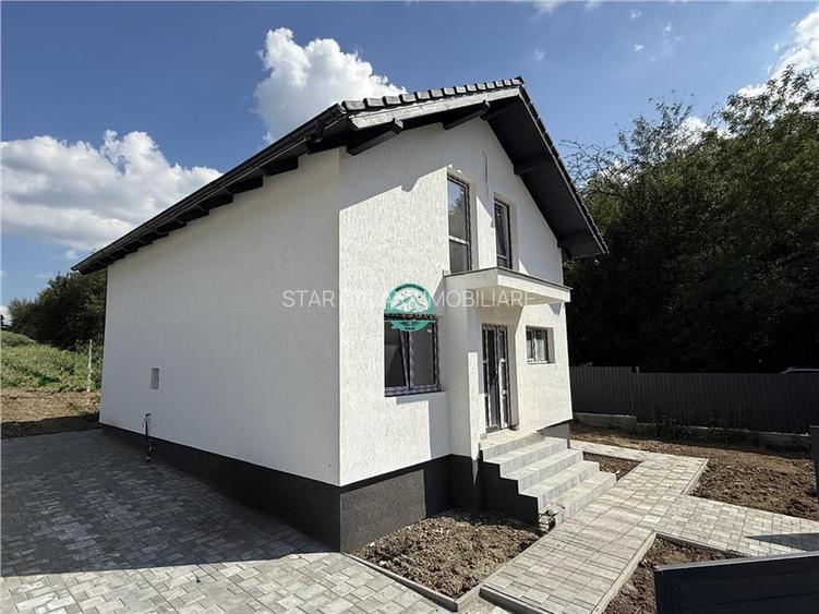 Casa noua cu 5 camere de vanzare semifinisata, teren 500 mp in Corunca - 2