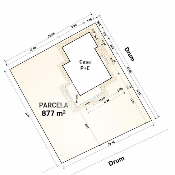 Casă modernă P+E cu teren de 877 mp – construcție 2022 - 9