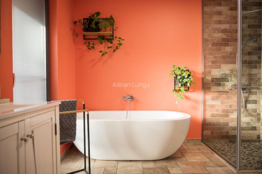 Duplex vanzare 2 nivele cu gradina privata la statie metrou Straulesti - 11