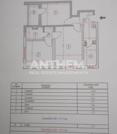 Apartament 3 Camere | Teiul Doamnei - 14
