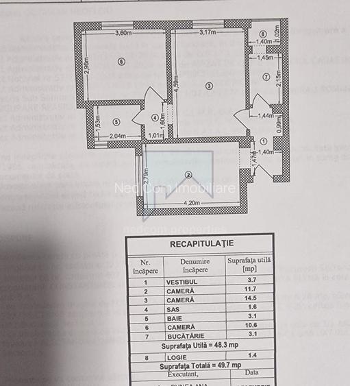 Vanzare apartament 3 camere - 1