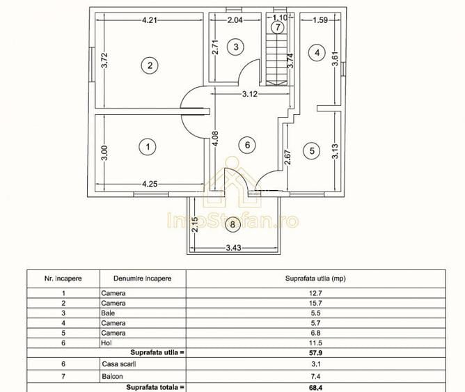 Cumpana Spațiu și curte generoasă! Casa familiei tale! - 6