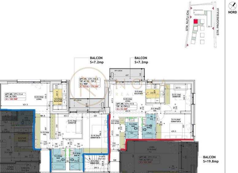 Apartament cu 3 camere One Cotroceni Park - Parcare optional | Multiple unitati - 16