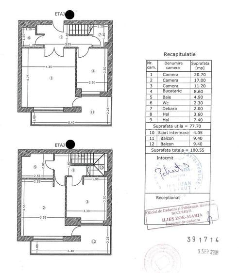 3 camere DUPLEX + LOC DE PARCARE +BOXA || TEI - 1
