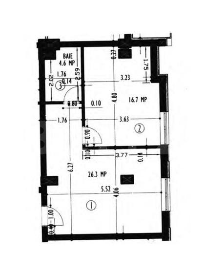 Apartament cu C.F., 2 camere, 47,6 mp utili, bloc nou, Mărăști - 2
