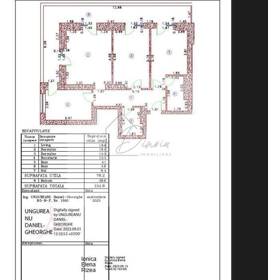 Apartament 3 camere CORTINA NORTH Pipera Aviatiei I 105 mp I COM 0% - 2