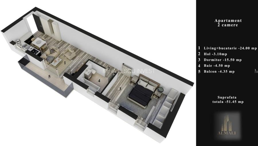 OFERTĂ LIMITATĂ – Apartamente noi la doar 1.200 €/mp + TVA! - 21
