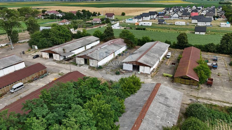 Platformă industrială 33.051 mp teren | 7.120 mp hale | Verești – SV - 6