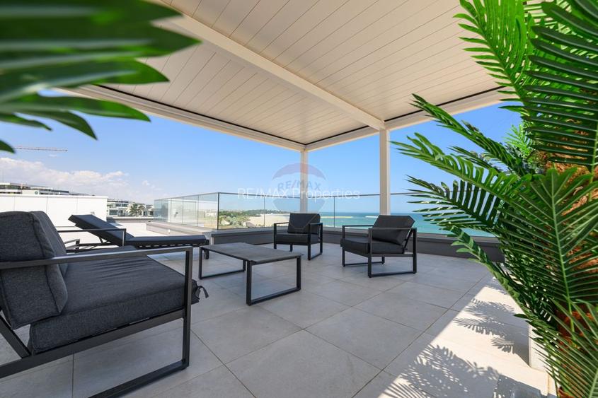 PENTHOUSE CU PISCINA, VEDERE PANORAMICA LA MARE/FALEZA OLIMP - 2