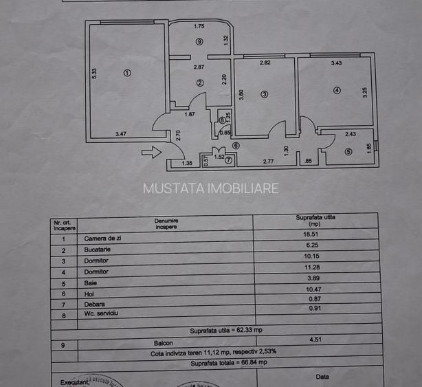 Apartament 3 camere 66mp, Dorobantilor, Renovat 2023 in totalitate. - 2