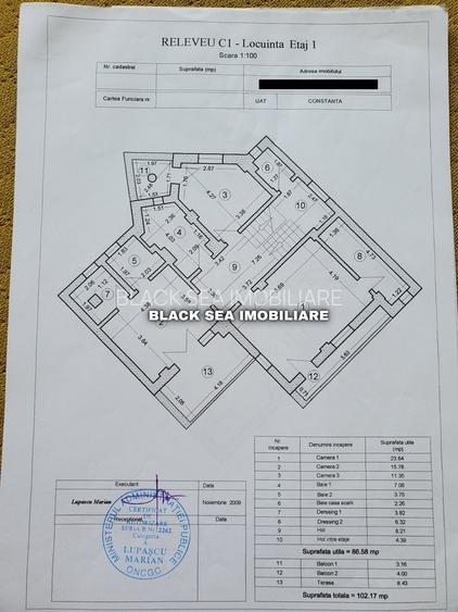 Vila 7 camere D+P+1+M - 2 Garaje - 50m de plaja - Zona centrala - 23