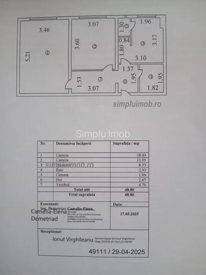 Metrou 1 Decembrie 1918 renovat complet 2 camere Ozana - 1