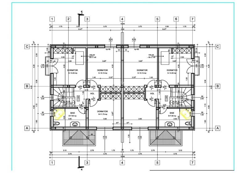Corbeanca, Laguna Albastra, Lac, vila P+1, tip duplex, 180 mp curte 180 mp, - 17