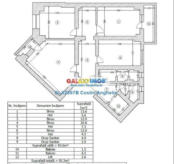 Spatiu Birou 4 Camere Gemenii Center - Natiunile Unite - 5