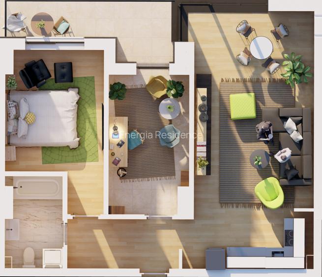 Ap 2 camere Nou - Energia Residence - Constanta - 1