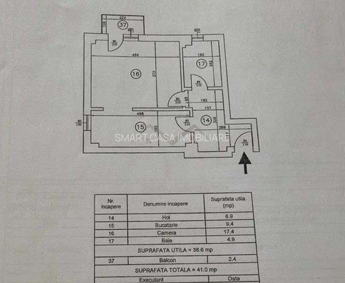 Apartament 1 camera Brown Luxury Valea Lupului - 1