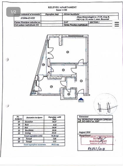 Apartament 2 camere - 84 mp, Jandarmeriei, mobilat, loc de parcare subteran