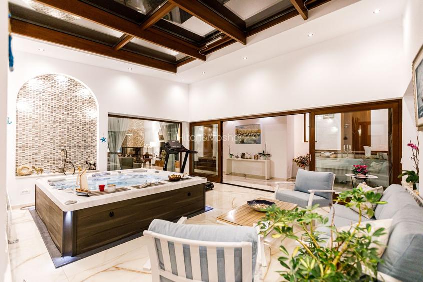 Arhitectura Distinsa: Casa Moderna Plan Parter si Piscina Privata - 12